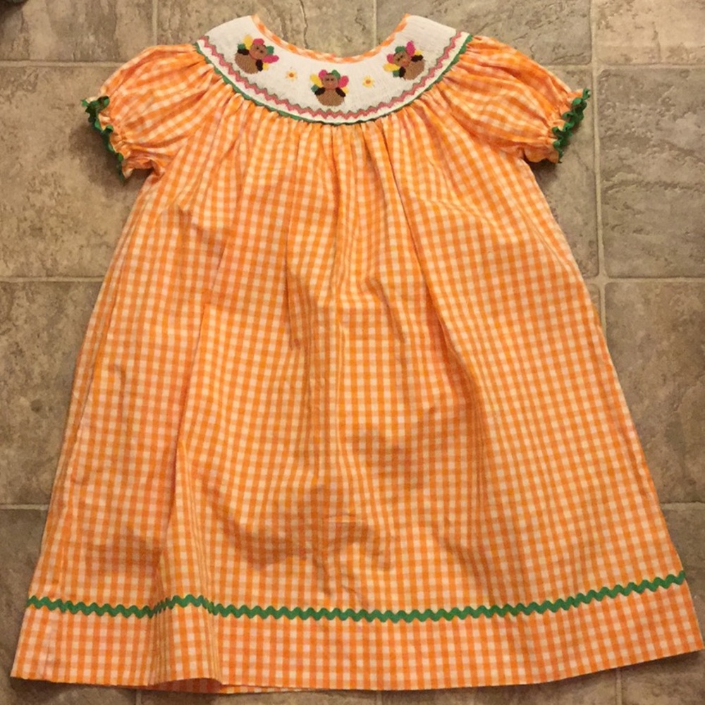 Girls Thanksgiving Smock